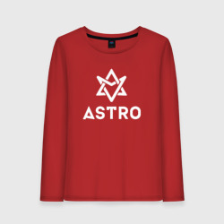 Женский лонгслив хлопок Astro logo