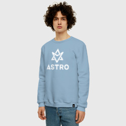 Мужской свитшот хлопок Astro logo - фото 2