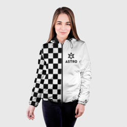 Женская куртка 3D Астро шахматка - фото 2