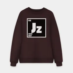 Мужской свитшот oversize без начеса хлопок Jazz 1917
