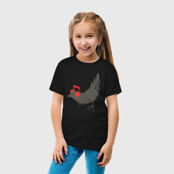 Детская футболка хлопок Music bird - фото 2