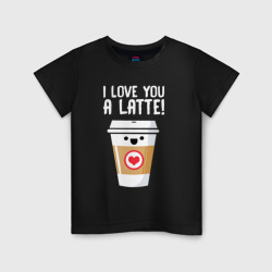 Детская футболка хлопок Love latte