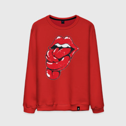 Мужской свитшот хлопок The Rolling Stones tongue band