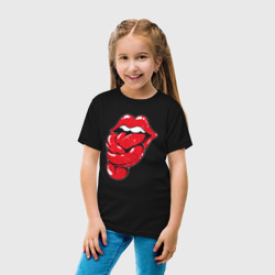 Детская футболка хлопок The Rolling Stones tongue band - фото 2
