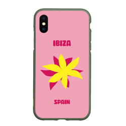Чехол для iPhone XS Max матовый Ибица - Испания