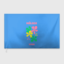 Флаг 3D Малага - Испания