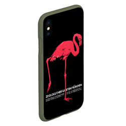 Чехол для iPhone XS Max матовый Фламинго - Мюнхен - фото 2