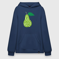 Худи SuperOversize хлопок Vegan pear