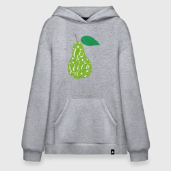 Худи SuperOversize хлопок Vegan pear