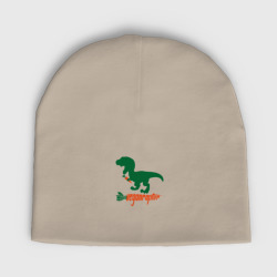 Детская шапка демисезонная Veganraptor