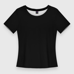 Женская футболка 3D Slim Неоновые крылья на спине