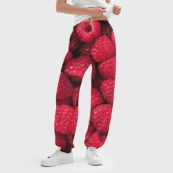 Женские джоггеры оверсайз 3D Малина - паттерн - фото 2