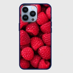 Чехол для iPhone 13 Pro Малина - паттерн