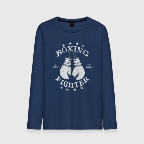 Мужской лонгслив хлопок Boxing fighter