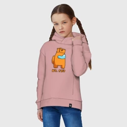 Детское худи Oversize хлопок Мистер Сыр из Among Us Logic - фото 2