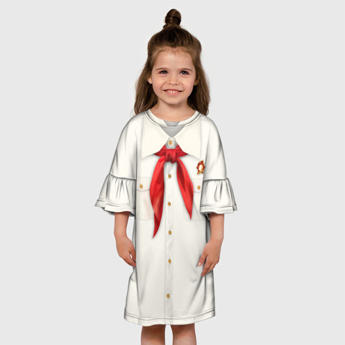 Детское платье 3D с принтом Поинер, вид сбоку #3