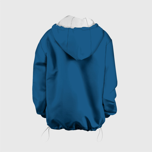 Детская куртка 3D Синий низ, цвет белый - фото 2