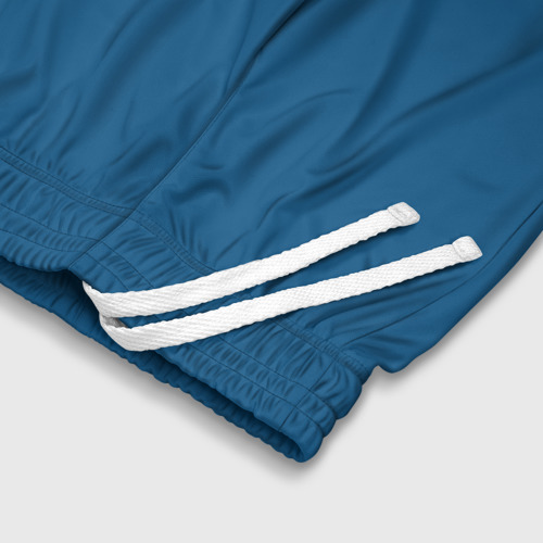 Детские спортивные шорты 3D Синий низ, цвет 3D печать - фото 6