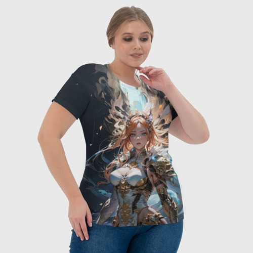 Женская футболка 3D Боевая фея, цвет 3D печать - фото 6