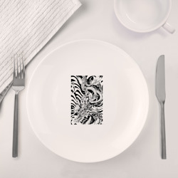 Набор: тарелка + кружка Dragon - tattoo - irezumi - фото 2