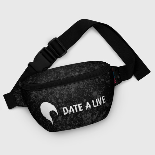 Поясная сумка 3D Date A Live glitch на темном фоне: надпись и символ - фото 6