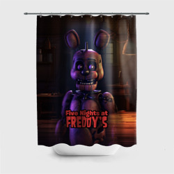 Штора 3D для ванной Five     Nights at Freddys  Bonnie