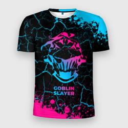 Мужская футболка 3D Slim Goblin Slayer - neon gradient
