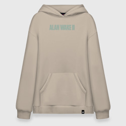 Худи SuperOversize хлопок Alan Wake 2 logo