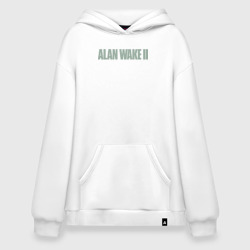 Худи SuperOversize хлопок Alan Wake 2 logo