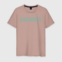 Мужская футболка хлопок Alan Wake 2 logo