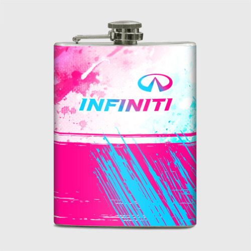 Фляга Infiniti neon gradient style: символ сверху