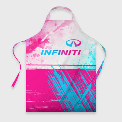 Фартук 3D Infiniti neon gradient style: символ сверху