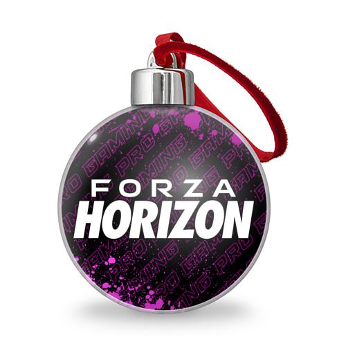Ёлочный шар Forza Horizon pro gaming: надпись и символ