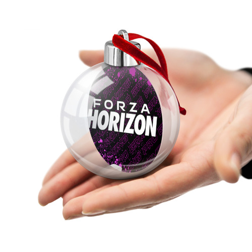 Ёлочный шар Forza Horizon pro gaming: надпись и символ - фото 2