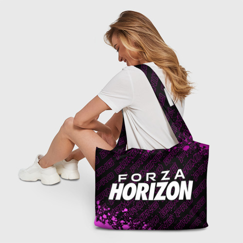 Пляжная сумка 3D Forza Horizon pro gaming: надпись и символ - фото 6
