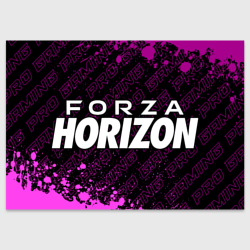Поздравительная открытка Forza Horizon pro gaming: надпись и символ