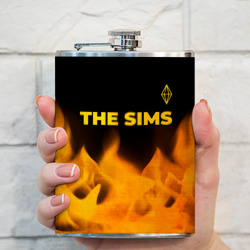 Фляга The Sims - gold gradient: символ сверху - фото 2