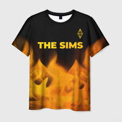 The Sims - gold gradient: символ сверху – Футболка с принтом купить со скидкой в -26%