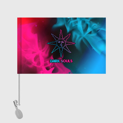 Флаг для автомобиля Dark Souls - neon gradient - фото 2