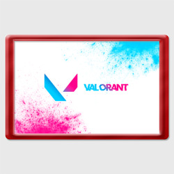 Магнит 45*70 Valorant neon gradient style: надпись и символ