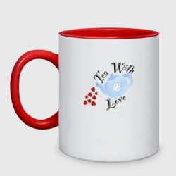 Кружка двухцветная Tea with Love