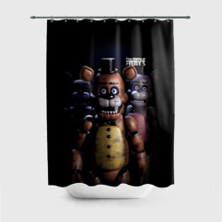 Штора 3D для ванной Five Nights at Freddys персонажи