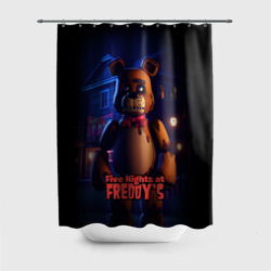 Штора 3D для ванной Five Nights at   Freddy's