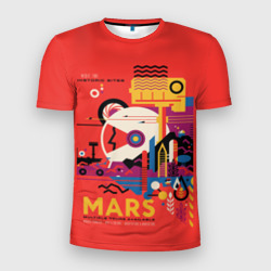 Мужская футболка 3D Slim Марс - Нато