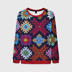 Мужской свитшот 3D Орнамент удмуртский