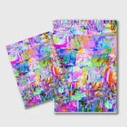 Блокнот Яркий неоновый абстрактный Glitch - фото 2