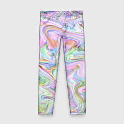 Детские леггинсы 3D Абстрактные розовые волны