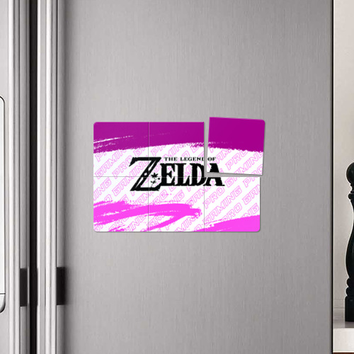 Магнитный плакат 3Х2 Zelda pro gaming: надпись и символ - фото 4