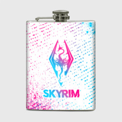 Фляга Skyrim neon gradient style