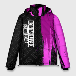Мужская зимняя куртка 3D Five Finger Death Punch rock Legends: по-вертикали